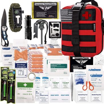 EVERLIT 250 Pieces Survival First Aid Kit